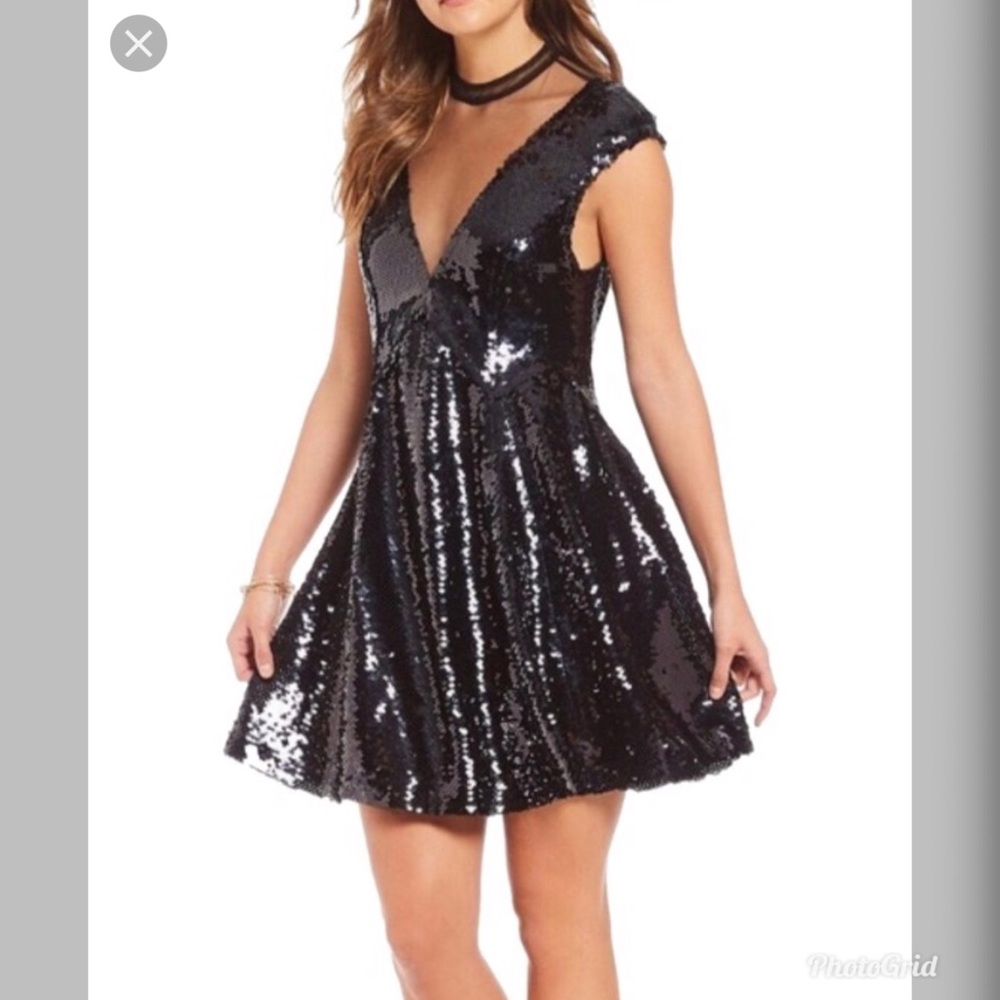 Free People Dance Till Dawn Sequin Dress